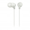 SONY sluchátka do uší MDREX15LPW drátová 3,5mm jack citlivost 100 dB mW bílá