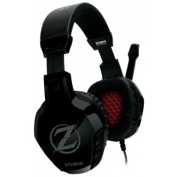 Zalman headset ZM-HPS300 herní náhlavní drátový 50mm měniče 2x 3,5mm jack