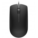 Dell MS116 myš, Drátová USB, Optická, 1000 dpi, Černá ( 570-AAIS )