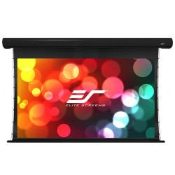 ELITE SCREENS plátno elektrické motorové 135" (343 cm) 16:9 168,1 x 299 cm hliníkový case černý 24" drop Fiber Glass