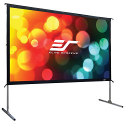 ELITE SCREENS plátno mobilní outdoor stativ 180" (457,2 cm) 16:9 224 x 398,5 cm hliníkový přední a zadní projekce