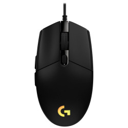 Logitech G102 Gen2 myš, Drátová USB, Optická, 8000 dpi, Černá ( 910-005823 )