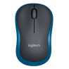 Logitech M185 nano myš, Bezdrátová USB, Optická, 1000 dpi, Modrá ( 910-002239 )
