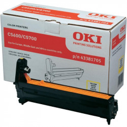 OKI originál obrazový válec pro žlutý toner do C5600 5700 (20 000 stránek)