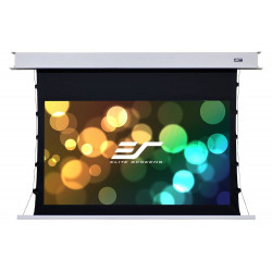 ELITE SCREENS plátno elektrické motorové stropní 135" (342,9 cm) 16:9 168,1 x 299 cm Gain 1,1 12" drop