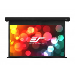 ELITE SCREENS plátno elektrické motorové 120" (305 cm) 16:9 149,6 x 265,7 cm hliníkový case černý 20" drop Fiber Glass