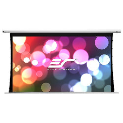 ELITE SCREENS plátno elektrické motorové 135" (343 cm) 16:9 168,1 x 299 cm hliníkový case bílý 6" drop Fiber Glass