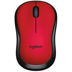 Logitech M220 myš, Bezdrátová USB, Optická, 1000 dpi, Červená ( 910-004880 )