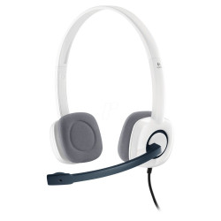 Logitech Headset Stereo H150 drátová sluchátka + mikrofon 3,5 mm jack kokosová bílá