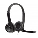 Logitech Headset Stereo H390 drátová sluchátka + mikrofon USB černá