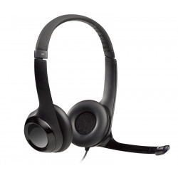 Logitech Headset Stereo H390 drátová sluchátka + mikrofon USB černá