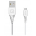 Swissten Datový Kabel Usb Micro Usb 1,5 M Bílý (6,5Mm)