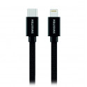 Swissten Datový Kabel Textile USB-C Lightning 1,2 M Černý