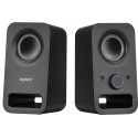 Logitech repro Z150 Multimedia Speakers 2.0 3W 3.5mm jack Midnight black-černý
