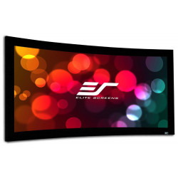 ELITE SCREENS plátno v pevném rámu prohnuté 150" (381 cm) 16:9 186,9 x 332 cm Gain 1,1 CineWhite rám 6 cm