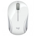 Logitech Mini M187 myš, Bezdrátová USB, Optická, 1000 dpi, Bílá ( 910-002735 )