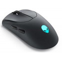 Dell Alienware AW720M myš, Drátová+bezdrátová, Optická, 26000 dpi, Černá ( 545-BBDN )