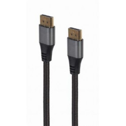 Gembird kabel DisplayPort (M M), 8K, Premium, 1,8 m, černý