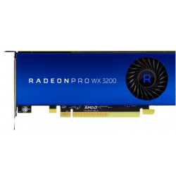 AMD Radeon Pro WX 3200 - 4GB GDDR5, 4xmDP