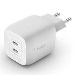 Belkin Duální 45W USB-C PD GaN PPS nástěnná nabíječka, bílá