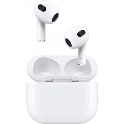 Apple AirPods bezdrátová sluchátka (2021) bílá s Lightning nabíjecím pouzdrem