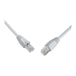 SOLARIX patch kabel CAT5E SFTP PVC 3m šedý snag proof