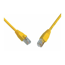 SOLARIX patch kabel CAT5E SFTP PVC 20m žlutý