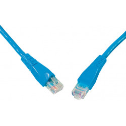 SOLARIX patch kabel CAT5E UTP PVC 7m modrý snag-proof