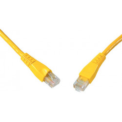 SOLARIX patch kabel CAT6 UTP PVC 3m žlutý snag proof