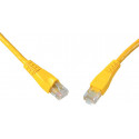 SOLARIX patch kabel CAT6 UTP PVC 10m žlutý snag proof