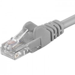 PremiumCord Patch kabel UTP RJ45-RJ45 CAT6 2m šedá