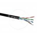 Instalační kabel Solarix CAT5E UTP PE Fca venkovní Gelový 305m box SXKD-5E-UTP-PEG