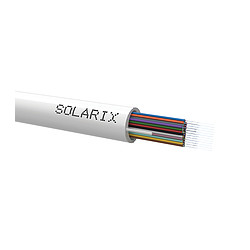 Solarix Riser kabel Solarix 48vl 9 125 LSOH Eca bílý SXKO-RISER-48-OS-LSOH-WH