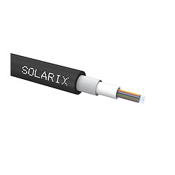 Solarix Univerzální kabel CLT Solarix 24vl 50 125 LSOH Eca OM2 černý SXKO-CLT-24-OM2-LSOH