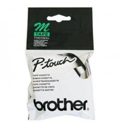 BROTHER páska TM-K231 bílá černá 12mm nelaminovaná