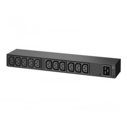 APC Basic Rack PDU AP6020A - Rozvodná jednotka PDU (k montáži na regál) - AC 100-240 V - vstup: IEC 60320 C20 - výstupní konektory: 13 (IEC 60320 C13) - pro P N: SMTL1000RMI2UC, SMX1000C, SMX1500RM2UC, SMX1500RM2UCNC, SMX750C, SMX750CNC