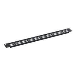Triton - Slepý panel pro regál - RAL 9005 - 1U - 19"