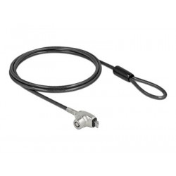 Navilock - Bezpečnostní kabelový zámek - černá, stříbrná - 1.5 m