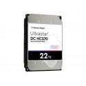 WD Ultrastar DC HC570 - Pevný disk - 22 TB - interní - 3.5" - SAS 12Gb s - 7200 ot min. - vyrovnávací paměť: 512 MB