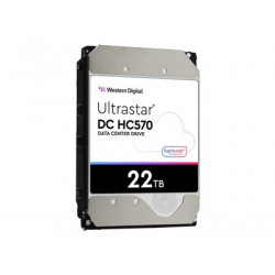 WD Ultrastar DC HC570 - Pevný disk - 22 TB - interní - 3.5" - SAS 12Gb s - 7200 ot min. - vyrovnávací paměť: 512 MB