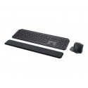Logitech MX Keys Combo for Business - Klávesnice a sada myši - podsvícená - bezdrátový - Bluetooth LE - QWERTY - britská - grafit