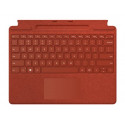 Microsoft Surface Pro Signature Keyboard - Klávesnice - s touchpad, akcelerometr, zásobník pro nabíjení a skladování Surface Slim Pen 2 - QWERTY - americká - poppy red - pro Surface Pro 8, Pro X