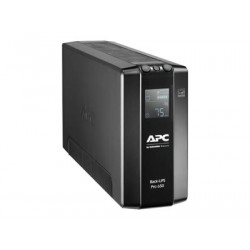 APC Back-UPS Pro BR650MI - UPS - AC 230 V - 390 Watt - 650 VA - USB - výstupní konektory: 6 - černá