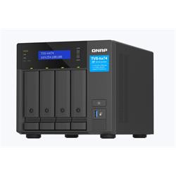 QNAP 4-bay TVS-h474-PT-8G (Pentium Gold 3,7GHz, 8GB DDR4, 4x 3,5", 2x M.2 PCIe Gen3, 2x 2,5GbE)