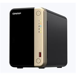 QNAP 2-Bay desktop NAS, Intel® Celeron®, 8 GB DDR4, 2 x 3.5" 2.5" SATA, M.2 PCIe Gen3, 2x 2.5GbE