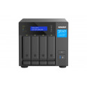 QNAP TVS-h474-PT-8G (2core 3,7GHz, ZFS, 8GB RAM, 4x SATA, 2x M.2 NVMe, 2x PCIe, 2x 2,5GbE, 1x HDMI)