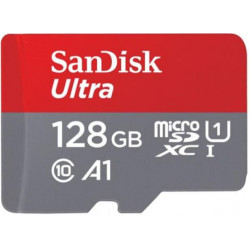 SanDisk Ultra micro SDHC 128GB 140MBps UHS-I U1 Class 10 + Adaptér