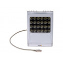 AXIS T90D35 PoE W-LED Illuminator - Infračervený iluminátor - montáž na strop, montáž na sloupek, montáž na stěnu - interiér, venkovní použití - bílá, stříbrná - pro AXIS P1455-LE, P1455-LE-3 License Plate Verifier Kit, Q1656, Q1656-B, Q1715, V5938 50 Hz