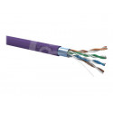 Solarix kabel F UTP Cat5e 305m, Solarix kabel F UTP Cat5e LSOH Dca fialový box 305m