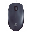 Logitech myš M100 3 tlačítka 1000dpi USB šedá